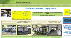 Desktop Screenshot of private-mietwohnwagen.de