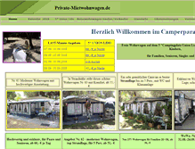 Tablet Screenshot of private-mietwohnwagen.de